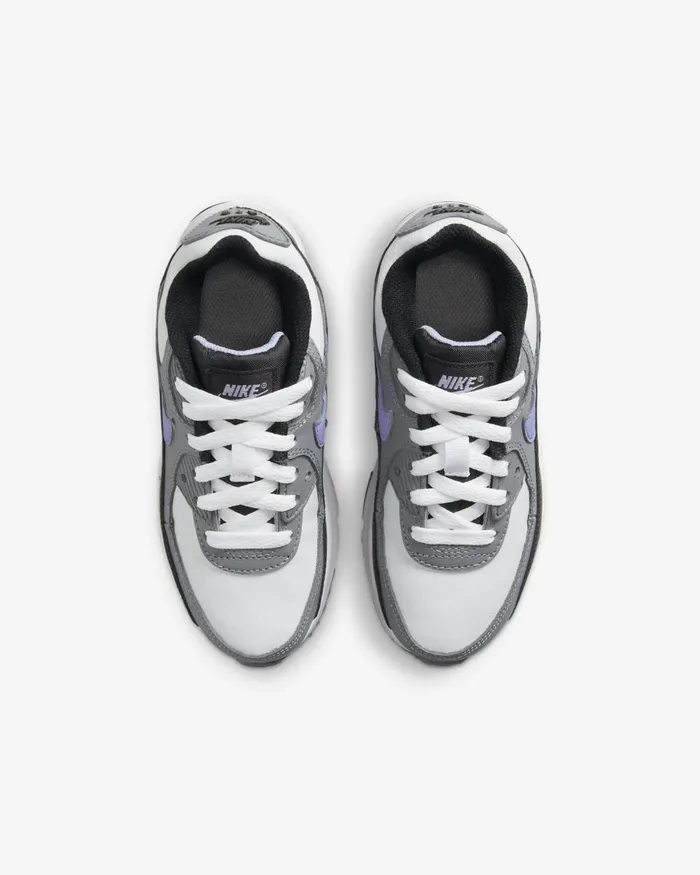 Kids Nike Younger Kids 3 8211 7 Years Air Max 90 LTR Photon Dustcool Greyblacklight Thistle