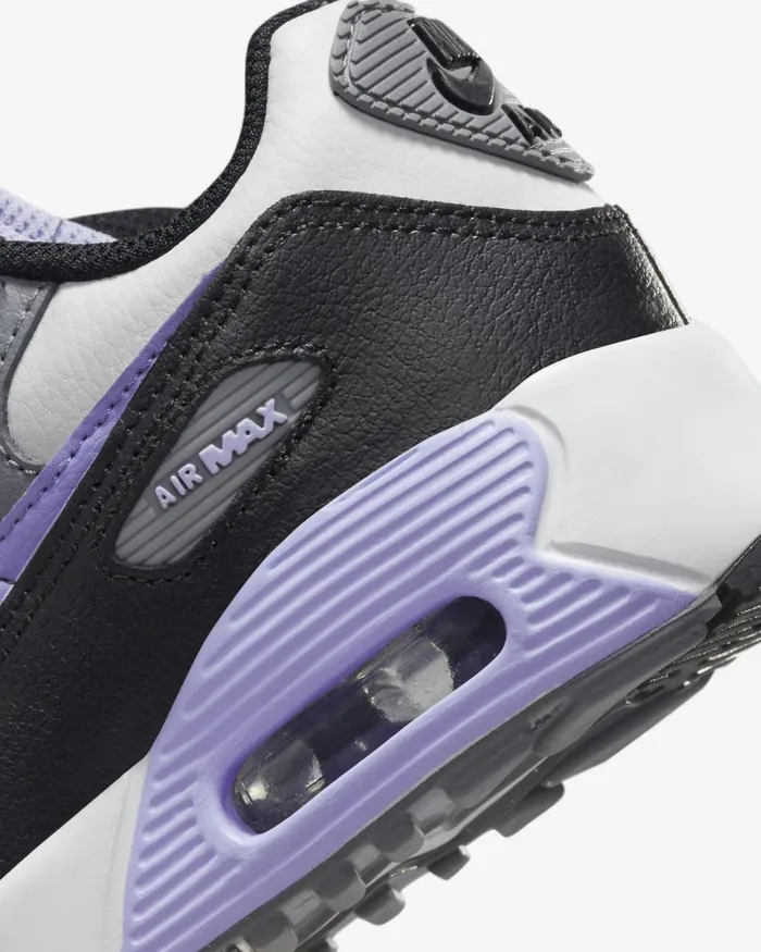 Kids Nike Younger Kids 3 8211 7 Years Air Max 90 LTR Photon Dustcool Greyblacklight Thistle