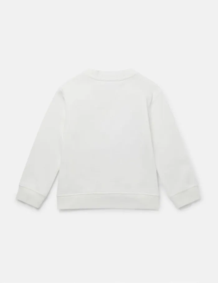 Kids Stella Graphic Sweatshirt Ivory Stella McCartney Sweaters and Cardigans Kids Stella Graphic Sweatshirt Ivory Stella McCartney Sweaters and Cardigans