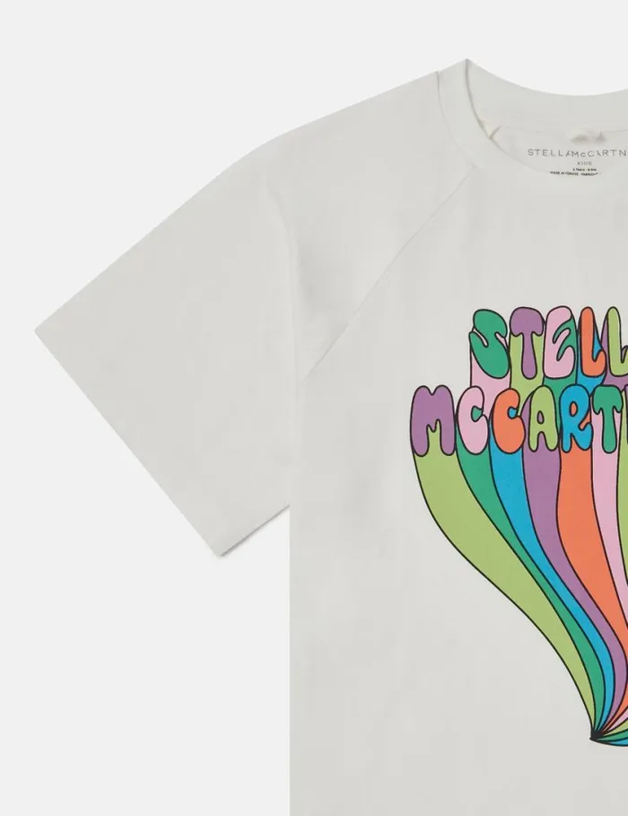 Kids Stella Graphic TShirt Ivory Stella McCartney TShirts And Tops Kids Stella Graphic TShirt Ivory Stella McCartney TShirts And Tops