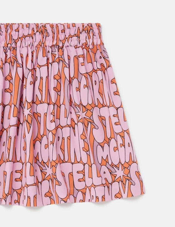 Kids Stella Print Skirt Violetmulticolour Stella McCartney Pants and Shorts
