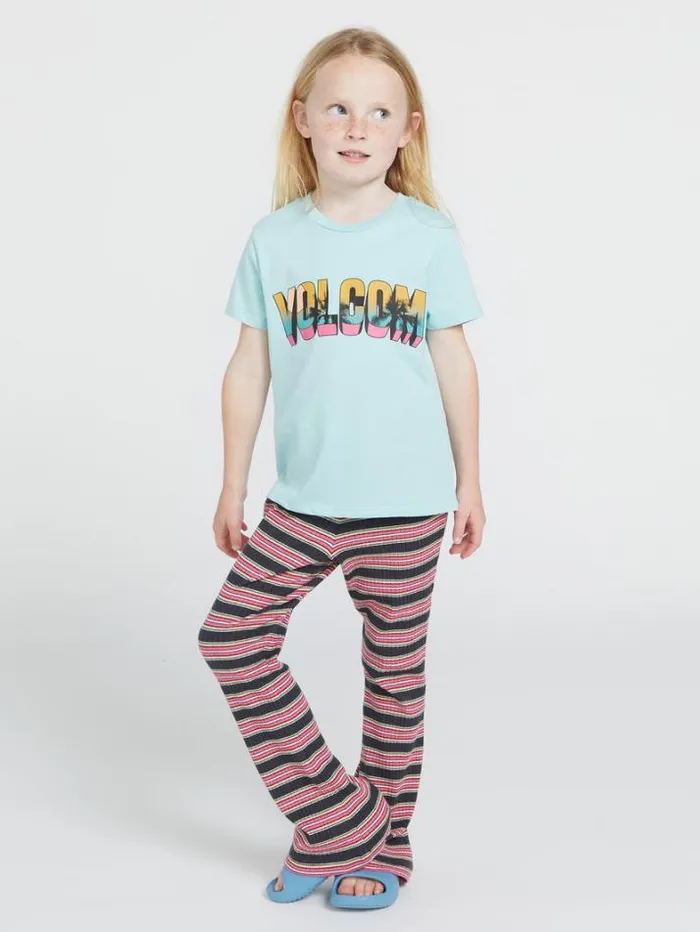 Kids TShirts and Tanks Volcom Girls Last Party Tee 8211 Glacier Blue
