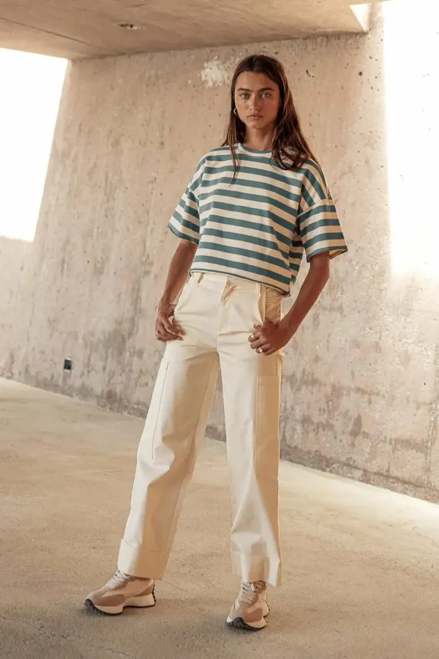 Kienna Cargo Pants In Cream Cream Women Bohme Pants