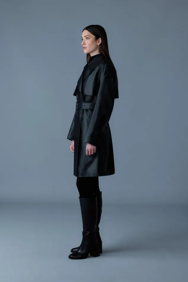 Leather Jackets Women Mackage MEDORA Luster Leather Threequarter Coat Black Leather Jackets Women Mackage MEDORA Luster Leather Threequarter Coat Black