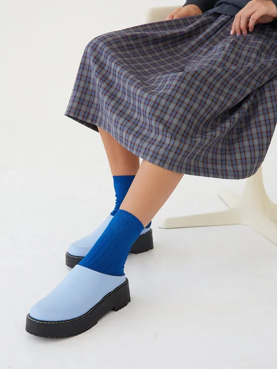 Lena Chunky Mule Alice Blue Women Shoes Lisa Says Gah