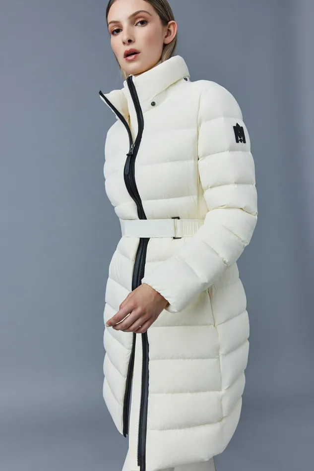 Light Down Jackets Women Mackage ASHLEY Stretch Light Down With Removable Hood Cream Light Down Jackets Women Mackage ASHLEY Stretch Light Down With Removable Hood Cream