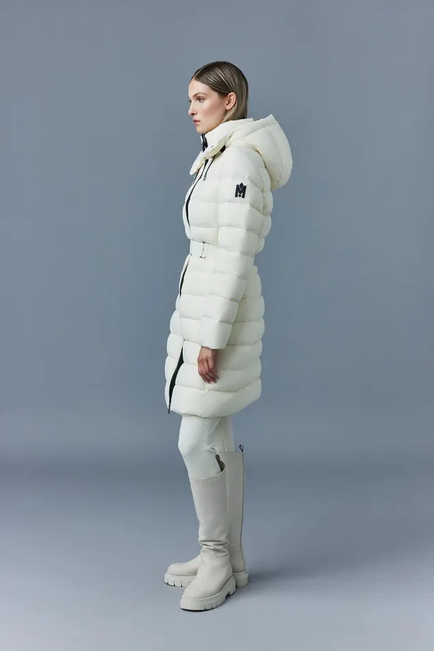 Light Down Jackets Women Mackage ASHLEY Stretch Light Down With Removable Hood Cream Light Down Jackets Women Mackage ASHLEY Stretch Light Down With Removable Hood Cream