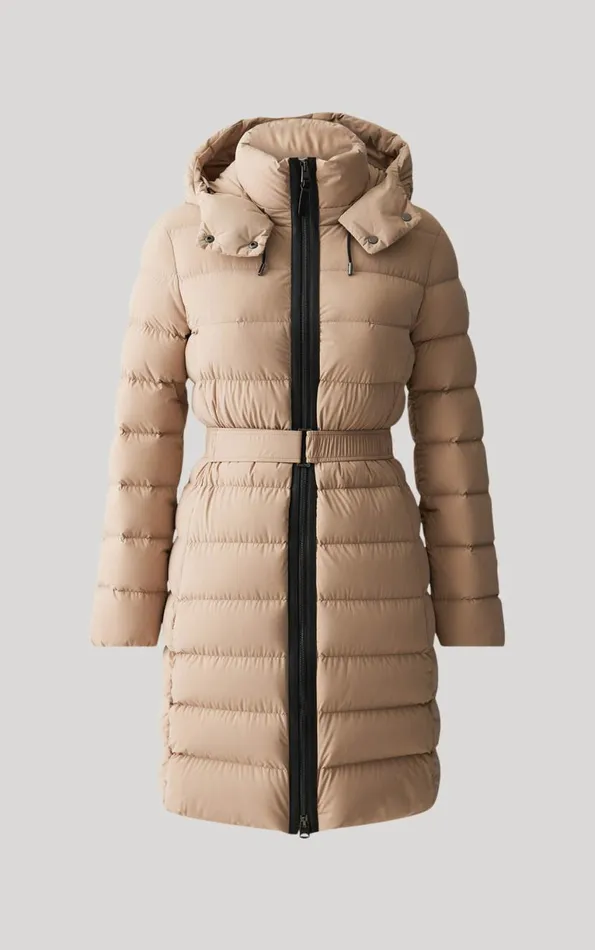 Light Down Jackets Women Mackage ASHLEY Stretch Light Down With Removable Hood Cream Light Down Jackets Women Mackage ASHLEY Stretch Light Down With Removable Hood Cream