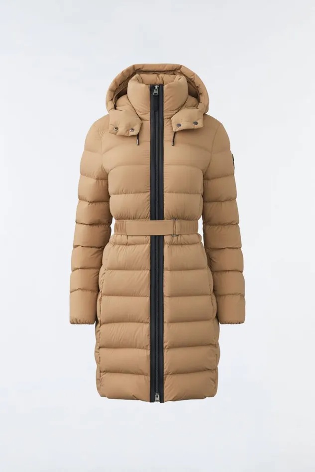 Light Down Jackets Women Mackage ASHLEY Stretch Light Down With Removable Hood Cream Light Down Jackets Women Mackage ASHLEY Stretch Light Down With Removable Hood Cream