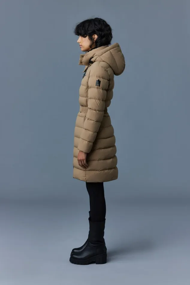 Light Down Jackets Women Mackage ASHLEY Stretch Light Down With Removable Hood Cream Light Down Jackets Women Mackage ASHLEY Stretch Light Down With Removable Hood Cream