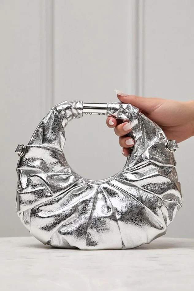 Lilly039s Kloset Bags Women Giselle Chrome Purse Silver
