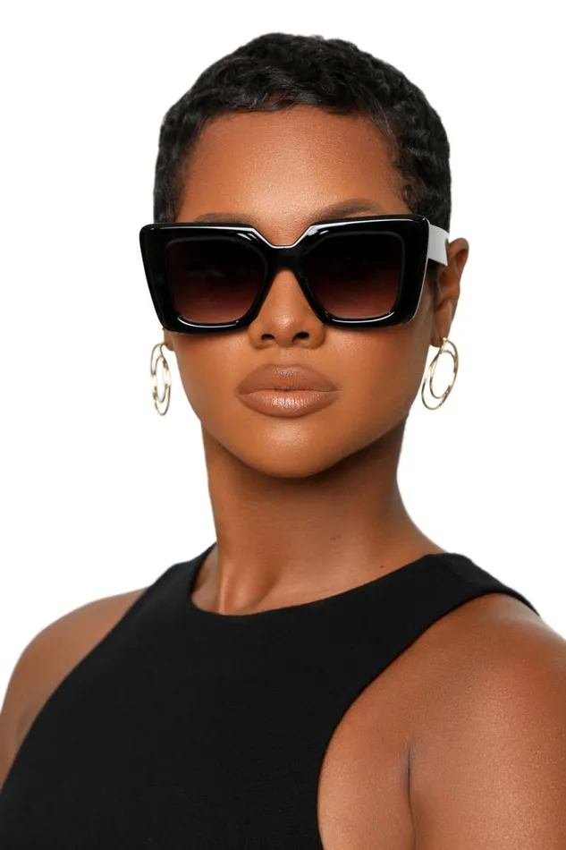 Lilly039s Kloset Eyewear Women Shade Wave Sunglasses Purple