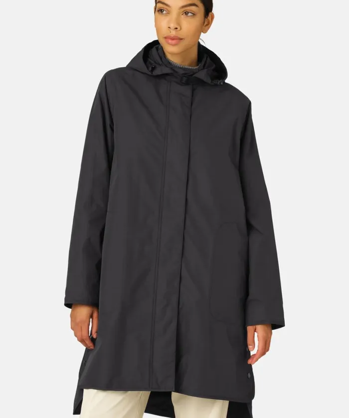 Long Raincoat 8211 Black Rainwear Ilse Jacobsen Raincoats