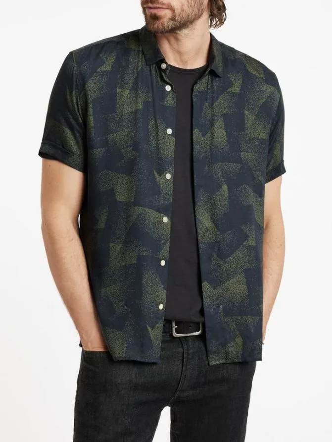 LOREN SHIRT Deep Olive Clothing John Varvatos Shirts