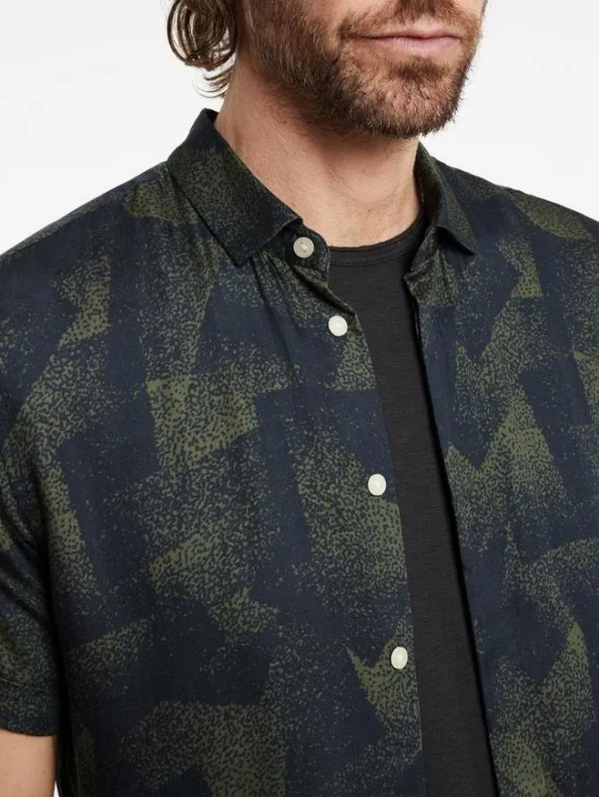LOREN SHIRT Deep Olive Clothing John Varvatos Shirts