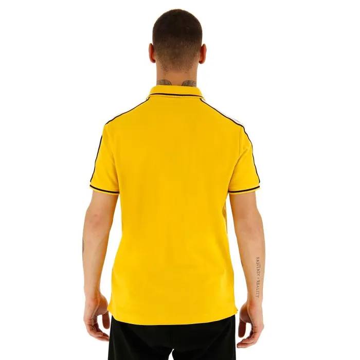 Lotto Sport Polo Shirts Man POLO LIPARI PQ Old Gold Lotto Sport Polo Shirts Man POLO LIPARI PQ Old Gold
