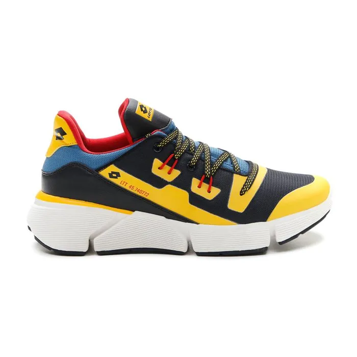 Lotto Sport Sneakers Man LIBRA AMF 1 All Blackold Goldblue Sapphire