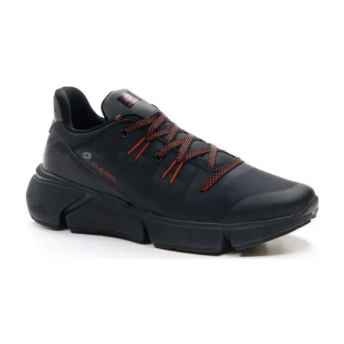 Lotto Sport Sneakers Man LIBRA AMF 1 All Blackrooibos Red Lotto Sport Sneakers Man LIBRA AMF 1 All Blackrooibos Red
