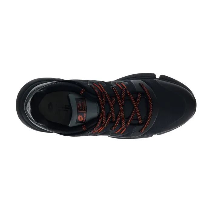 Lotto Sport Sneakers Man LIBRA AMF 1 All Blackrooibos Red Lotto Sport Sneakers Man LIBRA AMF 1 All Blackrooibos Red