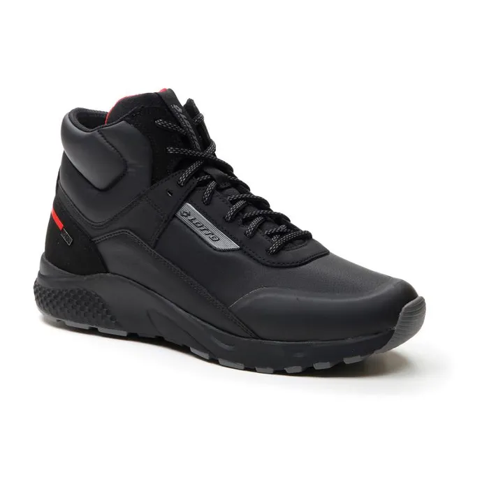 Lotto Sport Sneakers Man ULTRA AMF II MID HD All Black Lotto Sport Sneakers Man ULTRA AMF II MID HD All Black