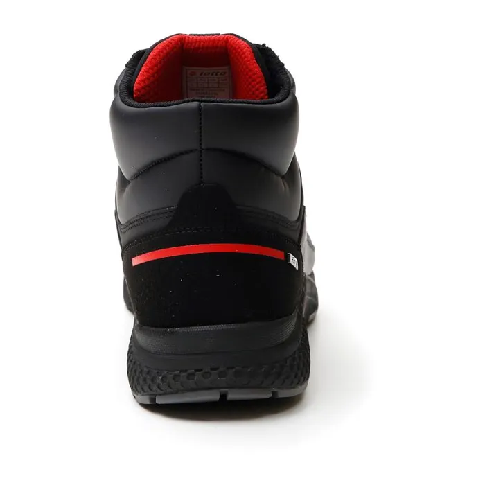 Lotto Sport Sneakers Man ULTRA AMF II MID HD All Black Lotto Sport Sneakers Man ULTRA AMF II MID HD All Black