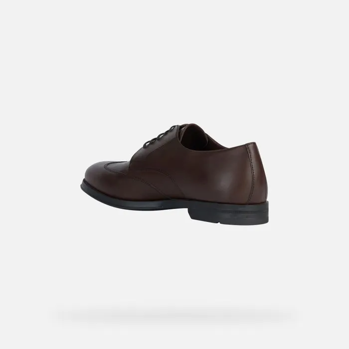 Man Geox Formal Shoes DECIO Men039s Brown Special Occasion Shoes Geox Dark Brown