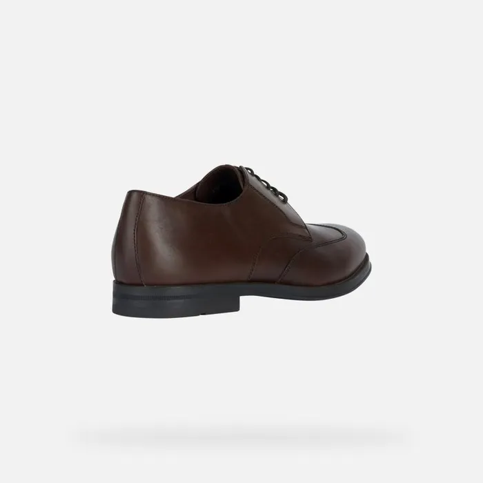 Man Geox Formal Shoes DECIO Men039s Brown Special Occasion Shoes Geox Dark Brown