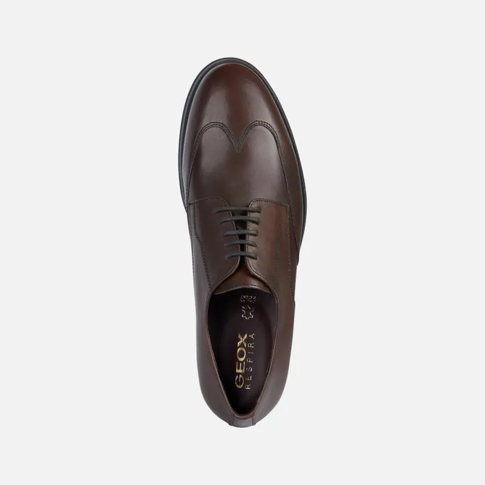 Man Geox Formal Shoes DECIO Men039s Brown Special Occasion Shoes Geox Dark Brown