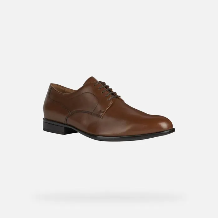 Man Geox Formal Shoes IACOPO Men039s Cognac Special Occasion Shoes Geox Cognac