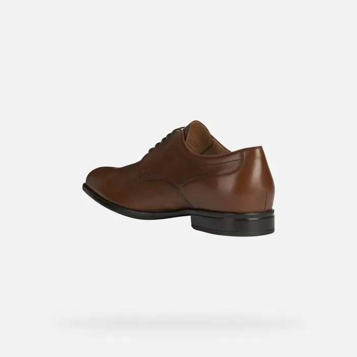 Man Geox Formal Shoes IACOPO Men039s Cognac Special Occasion Shoes Geox Cognac