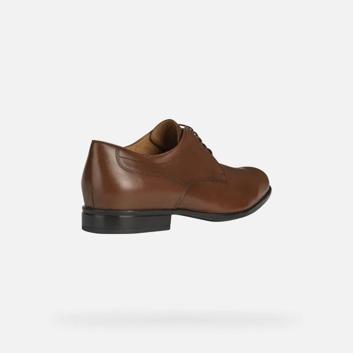 Man Geox Formal Shoes IACOPO Men039s Cognac Special Occasion Shoes Geox Cognac