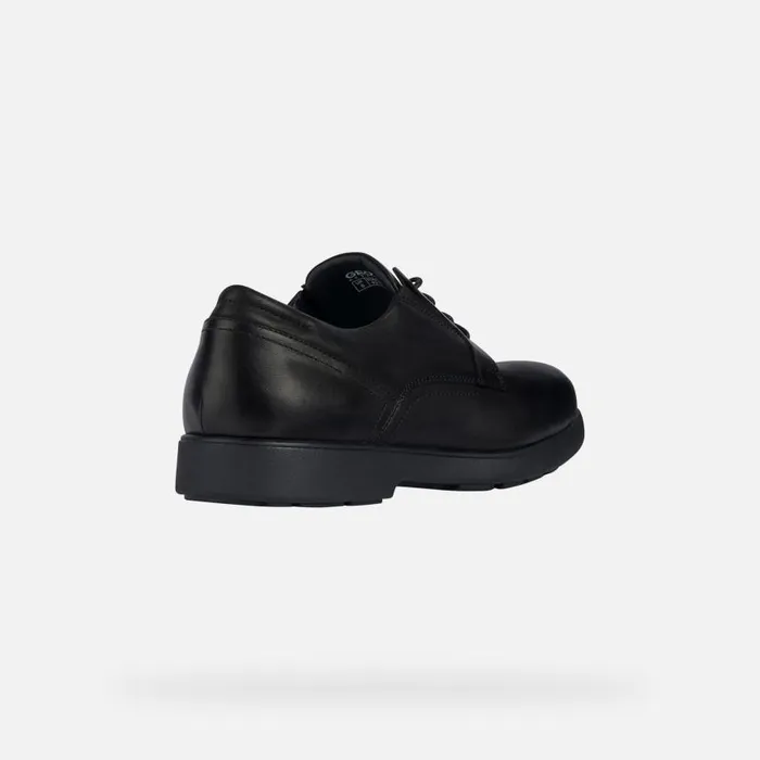 Man Geox Formal Shoes SPHERICA EC11 Men039s Black Leather Shoes Geox Black