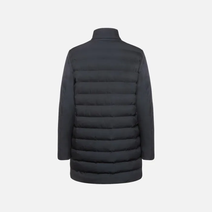 Man Geox Jackets SILE MAN Sky Captain Fulllength Quilted Coat Sky Captain