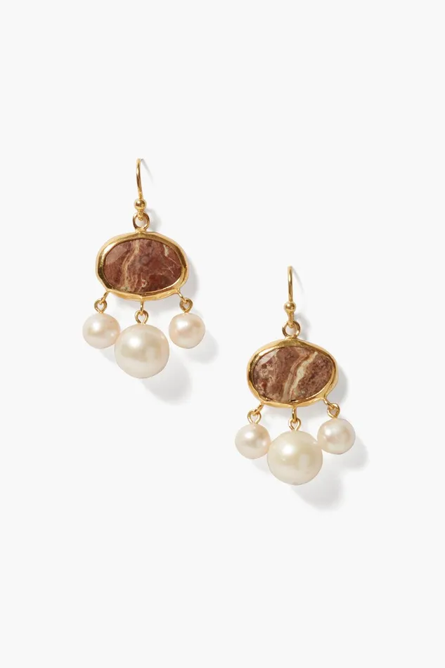 Marseille Drop Earrings Jasper Mix Women Chan Luu Earrings