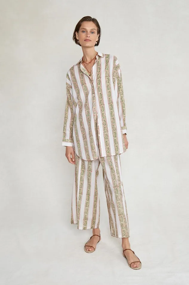 Matilda Set Olivine Women Chan Luu Loungewear