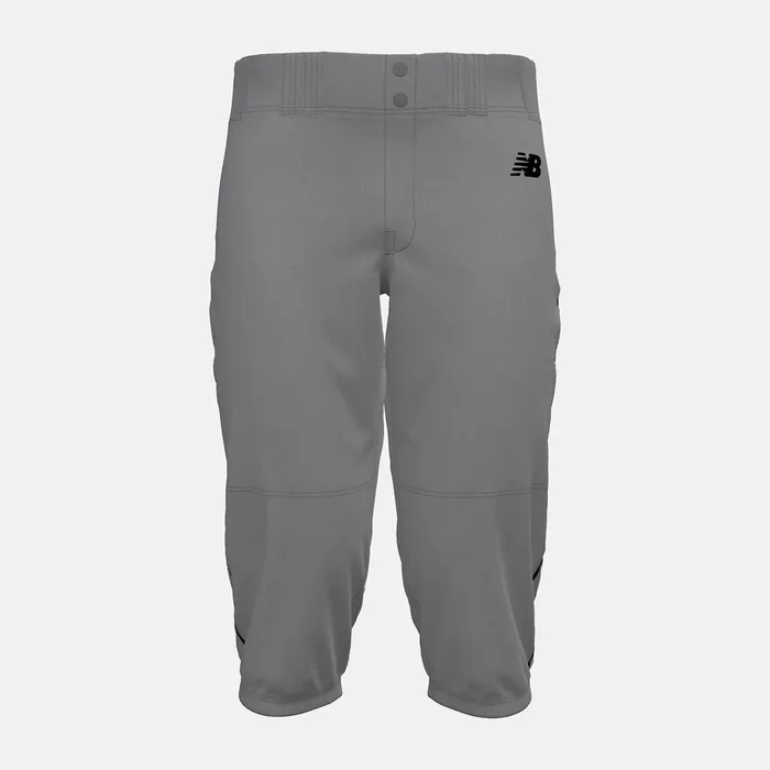 Men Adversary 2 Baseball Piped Knicker Athletic Grey With Black New Balance Pants Men Adversary 2 Baseball Piped Knicker Athletic Grey With Black New Balance Pants