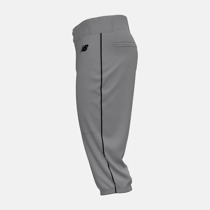 Men Adversary 2 Baseball Piped Knicker Athletic Grey With Black New Balance Pants Men Adversary 2 Baseball Piped Knicker Athletic Grey With Black New Balance Pants