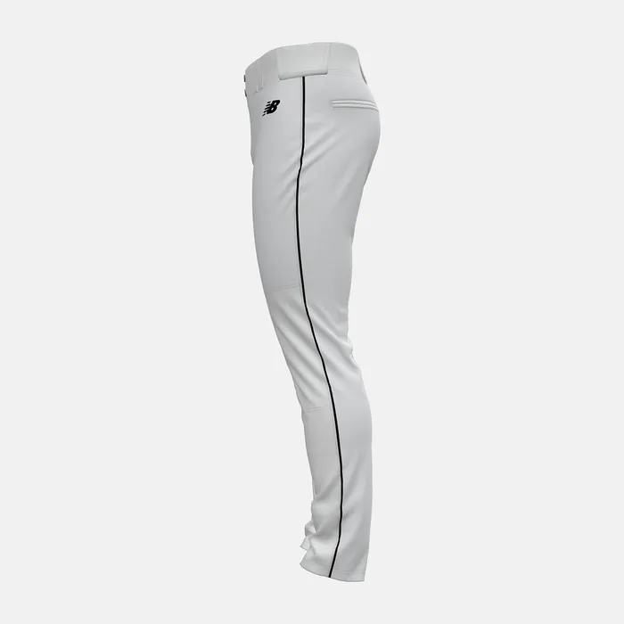 Men Adversary 2 Baseball Piped Pant Tapered Wbk Whit With Blk New Balance Pants Men Adversary 2 Baseball Piped Pant Tapered Wbk Whit With Blk New Balance Pants