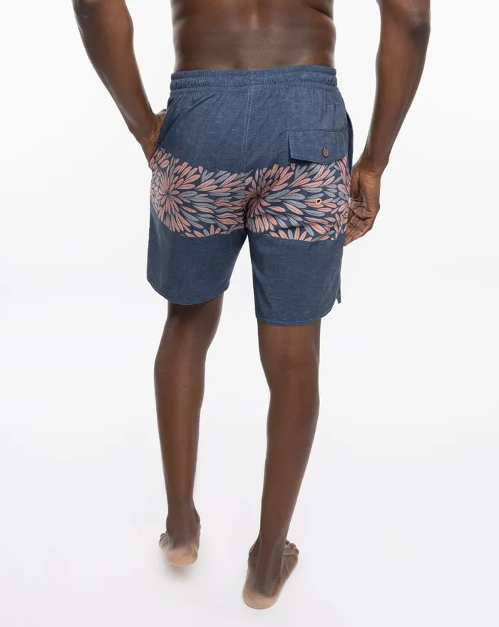 Men Boardshorts TravisMathew MERION BOARDSHORT Heather Dress Blues Men Boardshorts TravisMathew MERION BOARDSHORT Heather Dress Blues