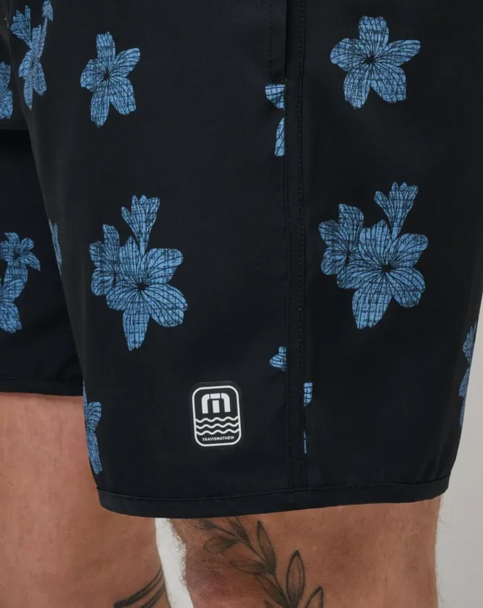 Men Boardshorts TravisMathew PINEAPPLE TIME BOARDSHORT Black Men Boardshorts TravisMathew PINEAPPLE TIME BOARDSHORT Black