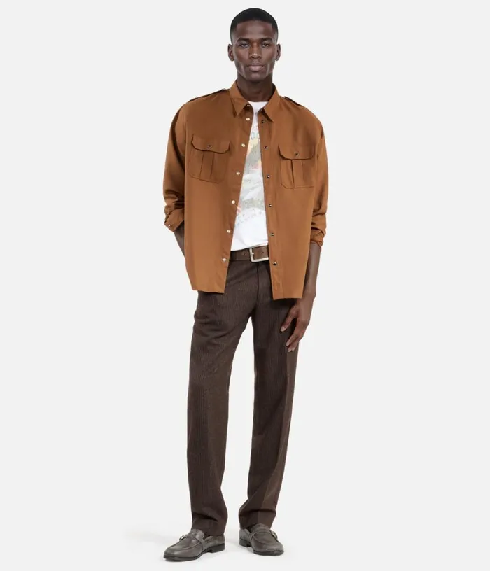 Men Brown Shirt THE KOOPLES Shirts