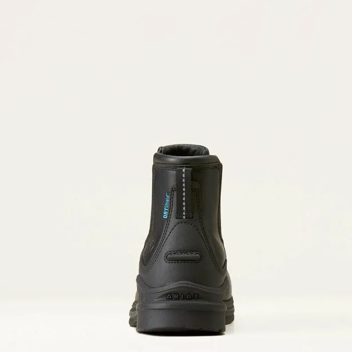 Men Chelsea Boots Ariat Barnyard Twin Gore II Waterproof Boot Black