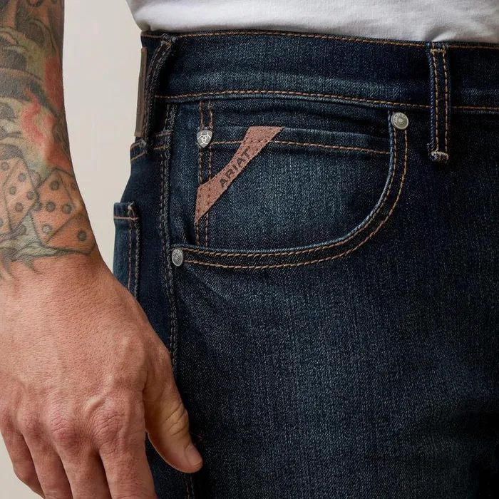 Men Denim Ariat M1 Vintage Hansen Straight Jean Clayton