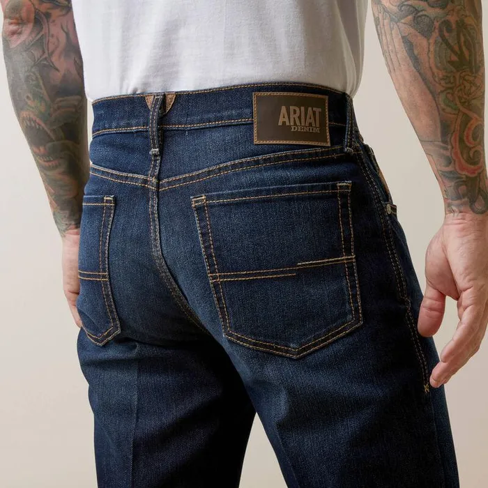 Men Denim Ariat M1 Vintage Hansen Straight Jean Clayton