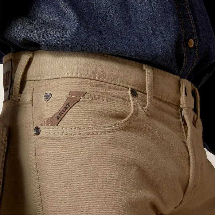 Men Denim Ariat M7 Grizzly Straight Jean Dark Khaki Men Denim Ariat M7 Grizzly Straight Jean Dark Khaki