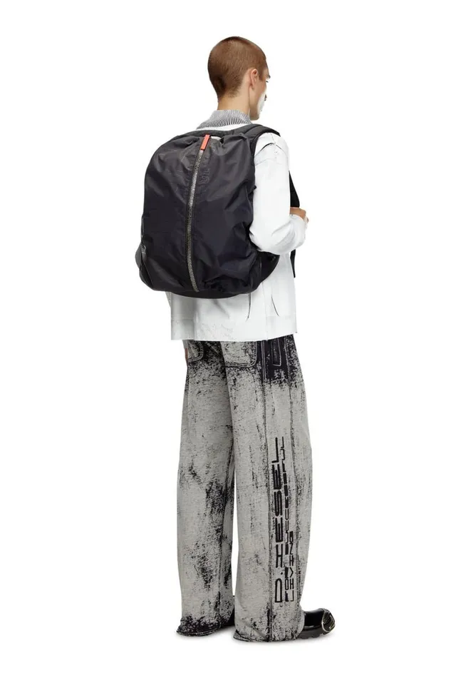 Men Diesel Backpacks ZIPD BACKPACK X Black Men Diesel Backpacks ZIPD BACKPACK X Black