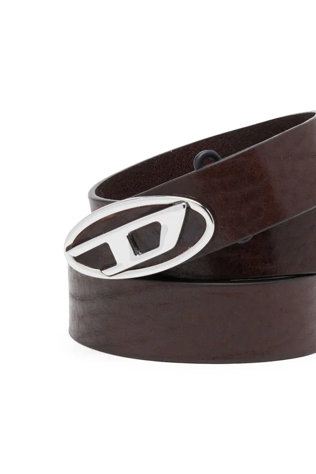 Men Diesel Belts B1DRLAYER Dark Brown Men Diesel Belts B1DRLAYER Dark Brown