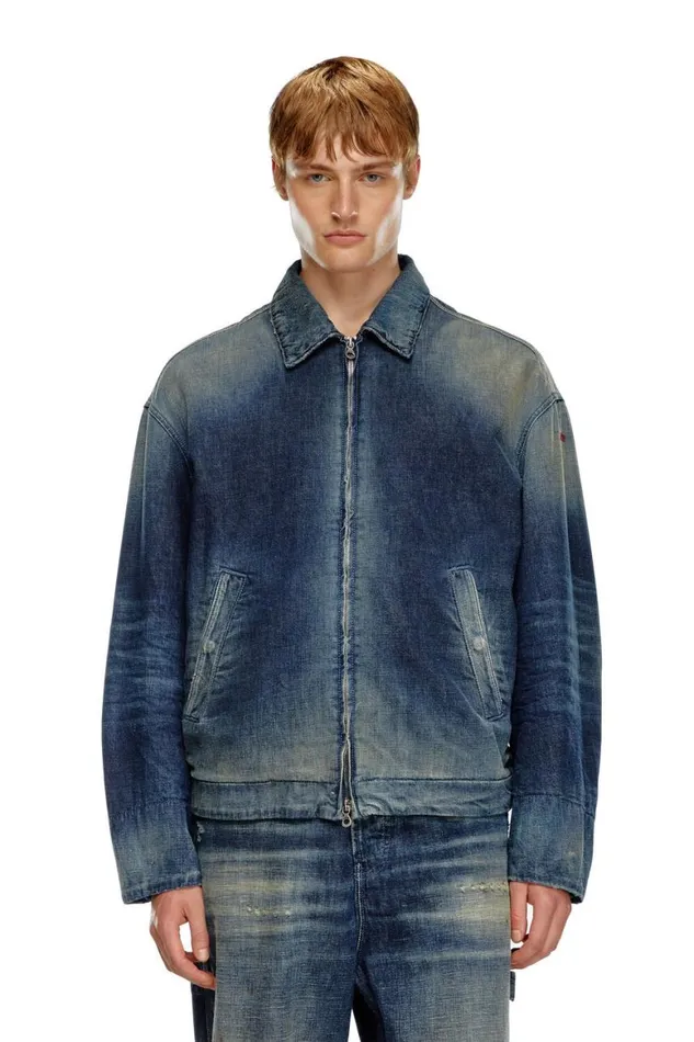 Men Diesel Jackets DSTACK Dark Blue Men Diesel Jackets DSTACK Dark Blue