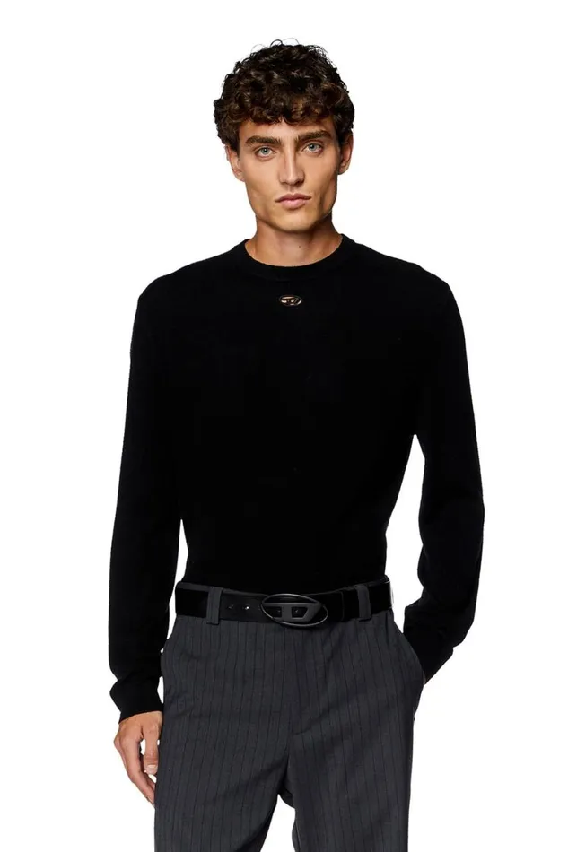 Men Diesel Knitwear KVIERI Black Men Diesel Knitwear KVIERI Black