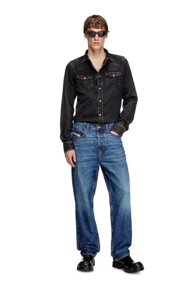 Men Diesel Shirts DVEGA Black